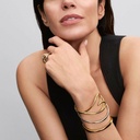 Pulsera Pandora Rígida Corazón Forma Orgánica