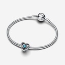 Charm Pandora Corazón y Gemas Entrelazados