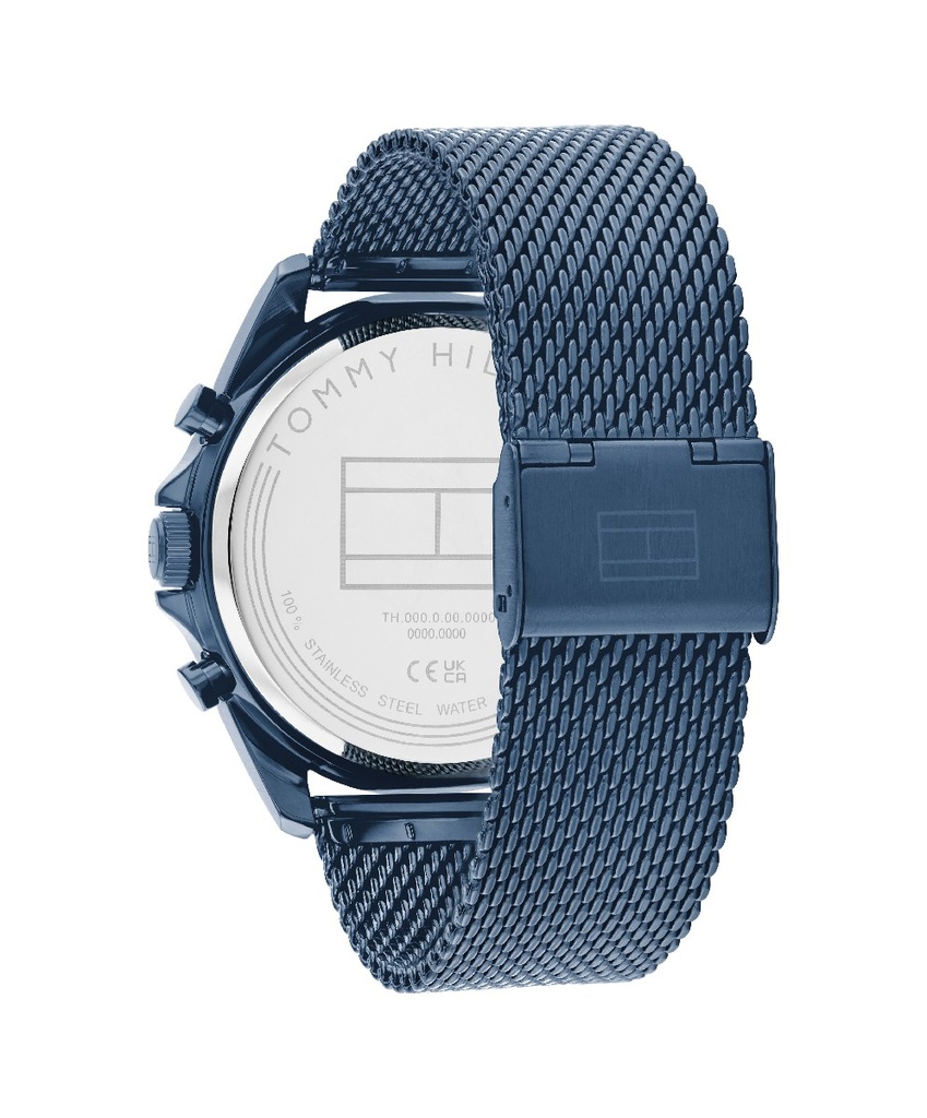 Reloj Tommy Hilfiger Baker Acero Inoxidable Azul Multifunción Hombre 1710648