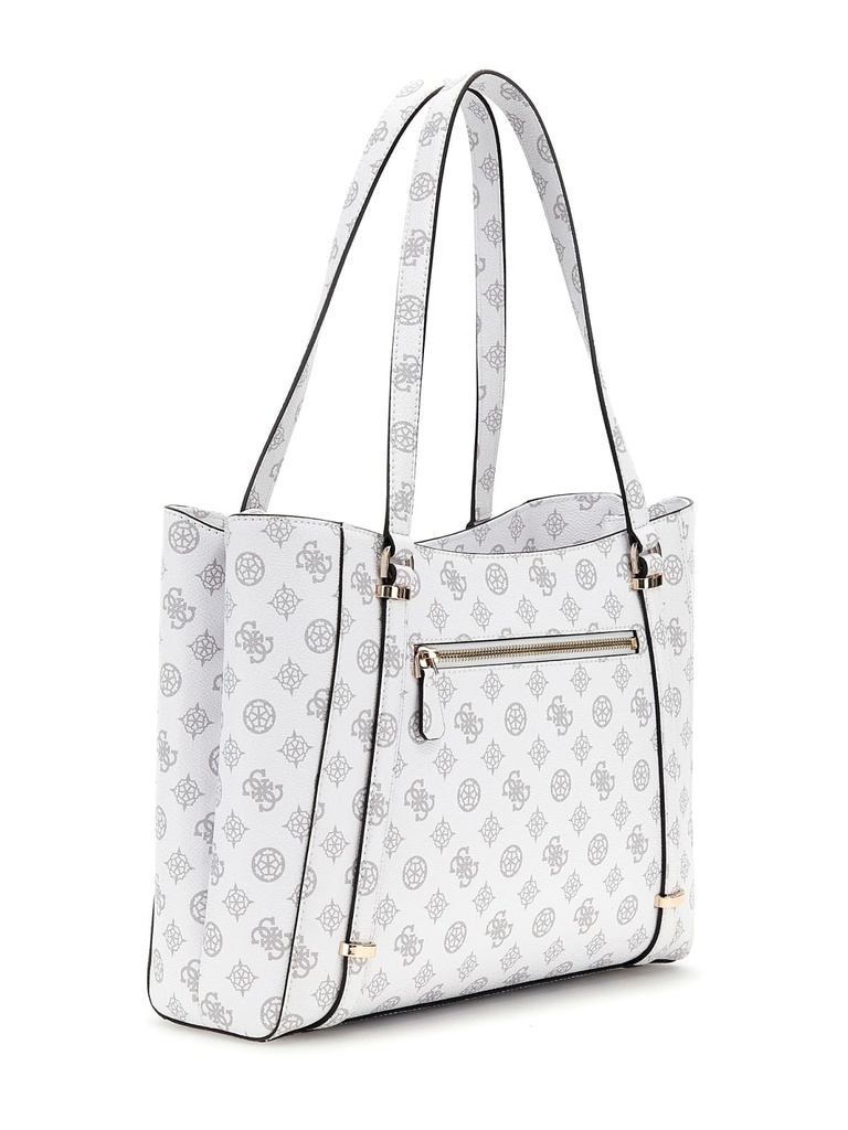 Bolso Guess Tote Eco Erica Blanco Logotipo 4G Peony