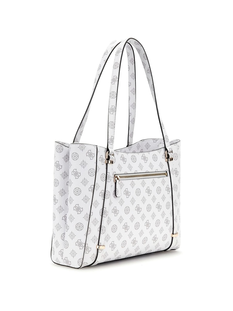 Bolso Guess Tote Eco Erica Blanco Logotipo 4G Peony
