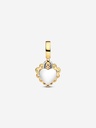 Charm  Pandora Colgante Doble Corazón Brillante