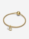 Charm  Pandora Colgante Doble Corazón Brillante