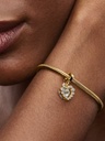 Charm  Pandora Colgante Doble Corazón Brillante
