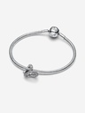Charm Pandora Corazón Nudo Infinito y Pavé