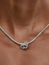Charm Pandora Corazón Nudo Infinito y Pavé