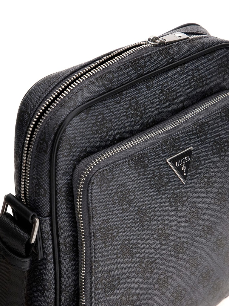 Bandolera Guess con logotipo Milano 4G Negro