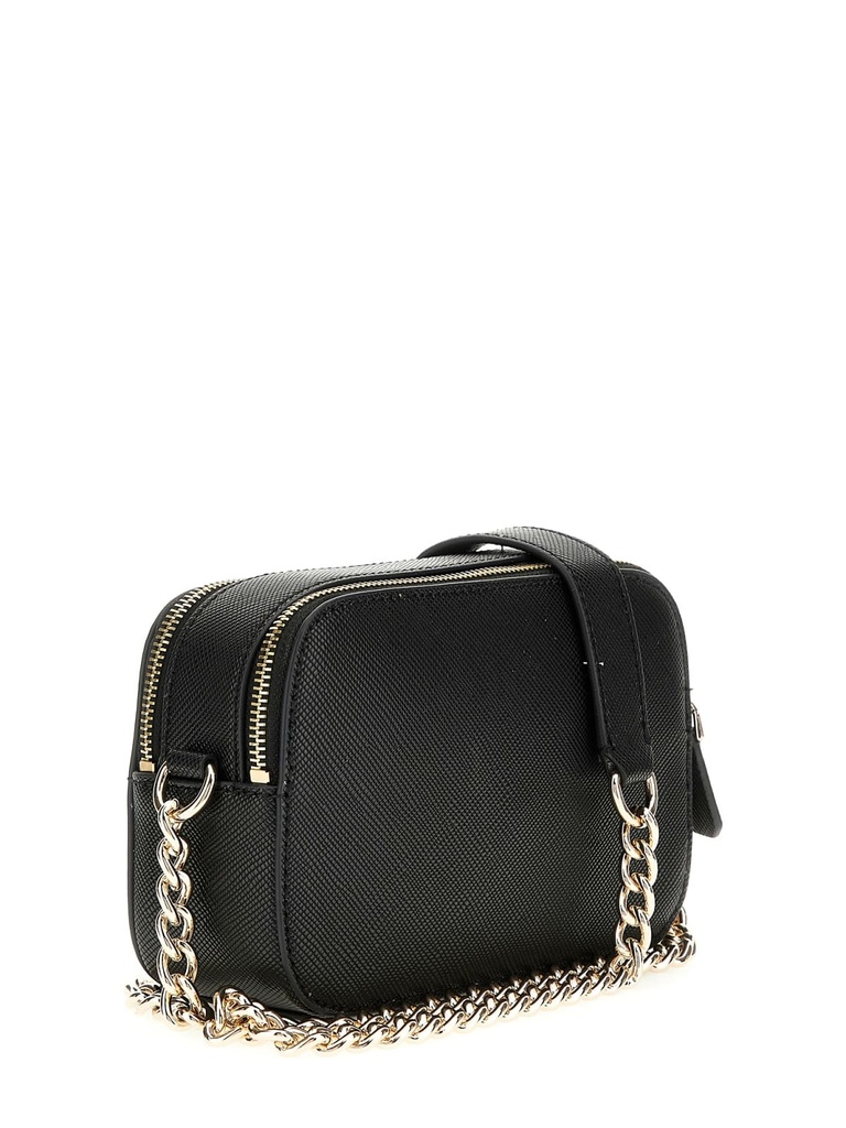Bolso Guess bandolera Noelle Saffiano Negro