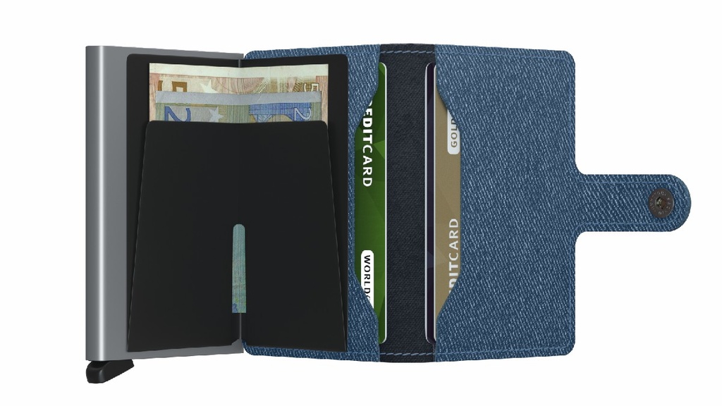 Cartera Secrid  Miniwallet Twist Jeans Blue