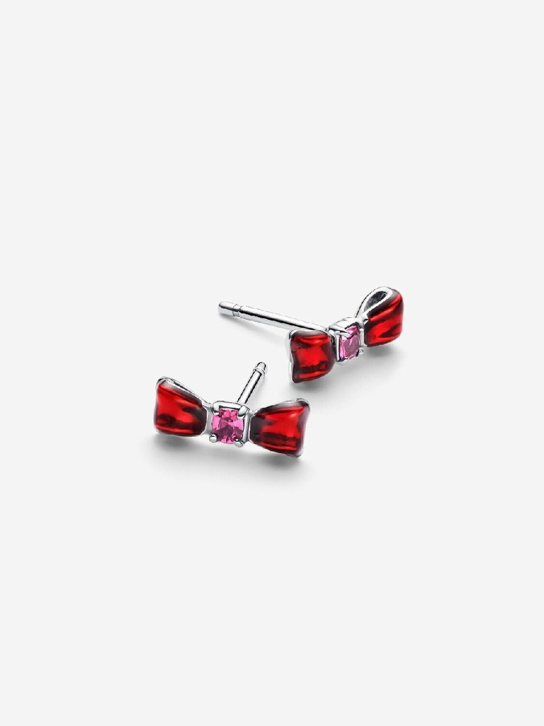 Pendientes Pandora de Botón Lazo Blancanieves de Disney