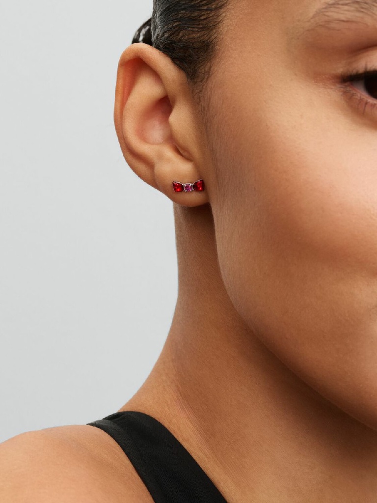 Pendientes Pandora de Botón Lazo Blancanieves de Disney