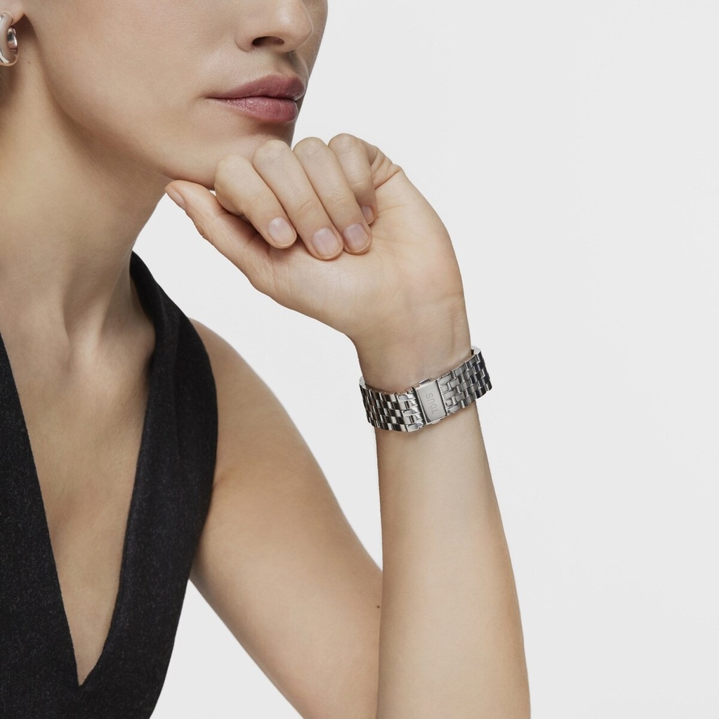 Reloj Tous Mujer Logo Mirror Plateado Analógico Acero 3000131700
