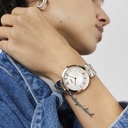 Reloj Tous Mujer S-Band Analógico Acero Bicolor Plateado IP Rosado 200351071