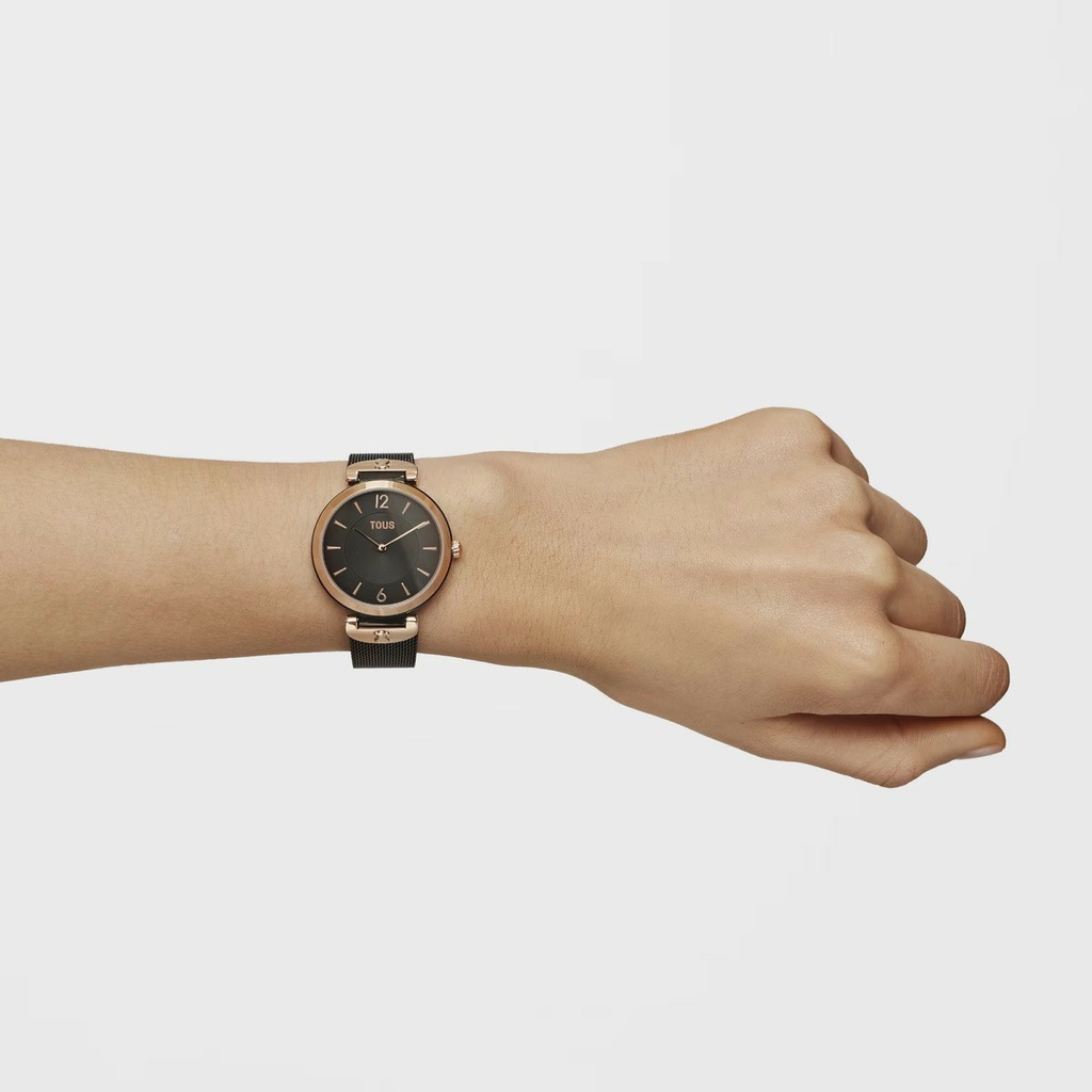 Reloj Tous Mujer S-Mesh Bicolor Acero IP Rosado/IP Negro 700350300