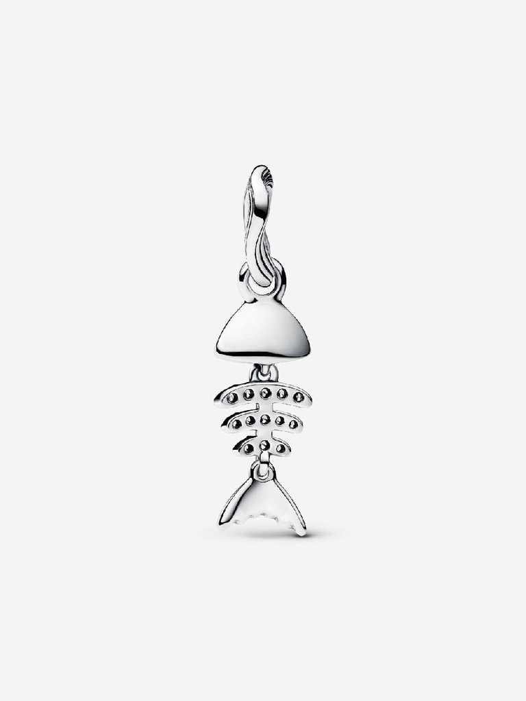 Charm Pandora Colgante Espina Pez Color Turquesa