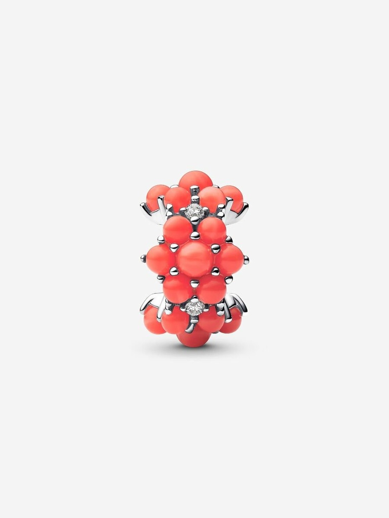 Charm Pandora Océano de Color Coral
