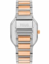 Reloj Tous D-Bear Platedo y Rosado Analógico Mujer 3000137500