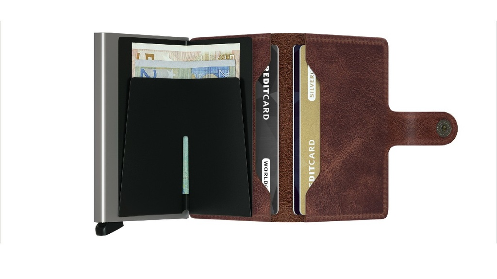 Cartera Secrid Miniwallet Vintage Brown