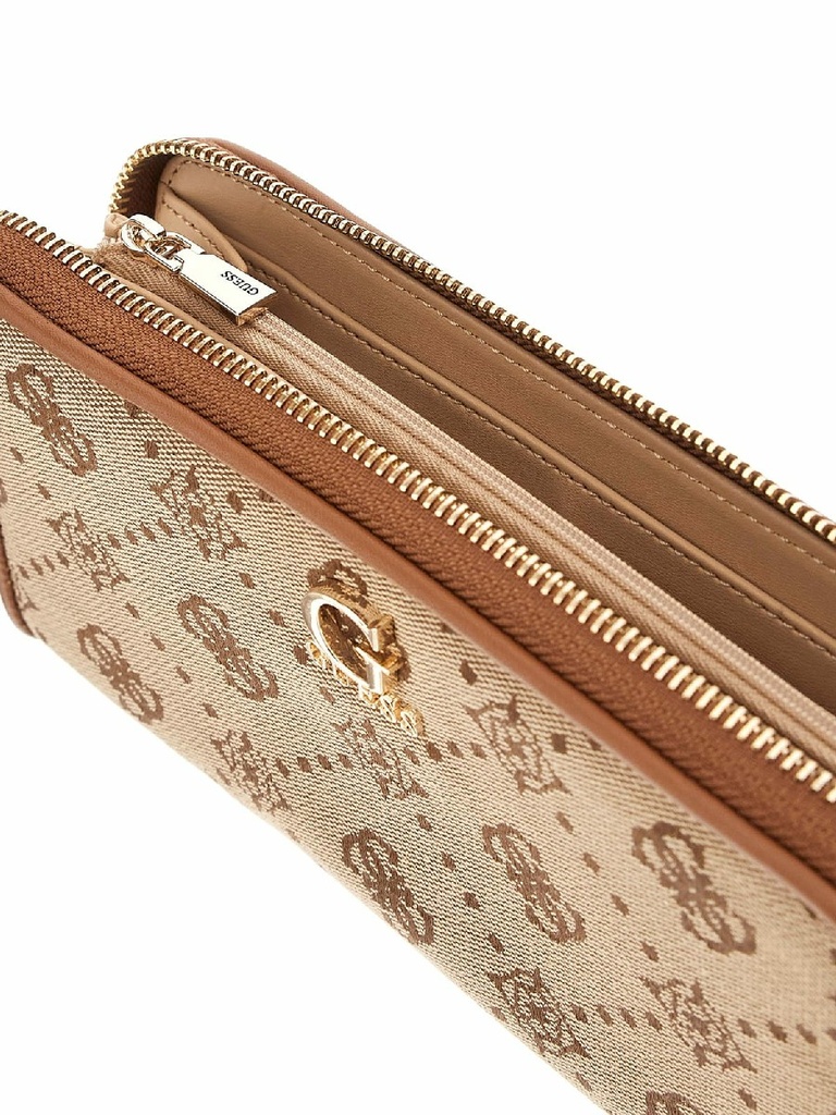 Cartera Guess Neda Logotipo 4G Peony Marrón JP9654146-LTL