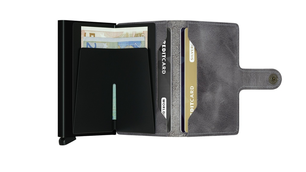 Cartera secrid miniwallet vintage grey-black