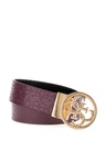 Cinturón Guess Idra Reversible Mujer Negro/Burdeos BW9301P5435-BML
