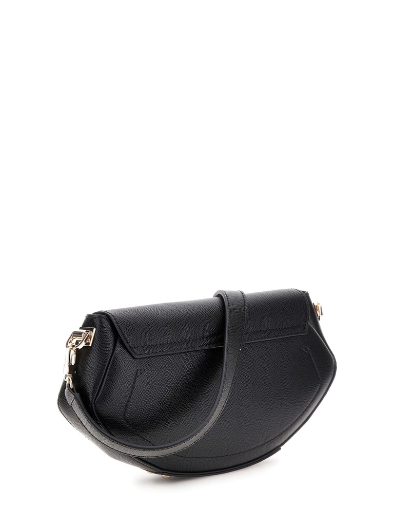 Bolso Guess Banadolera Amorette Flap Crossbody Negro HWBG7898200-BLACK