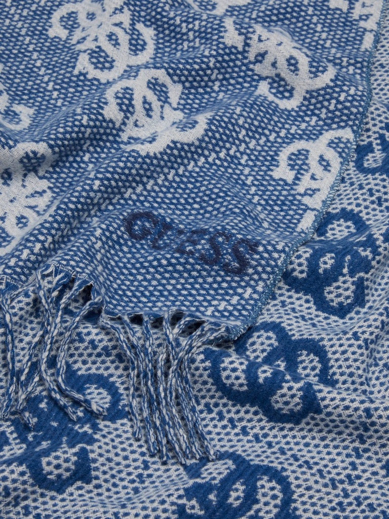 Bufanda Guess Boston Jacquard Azul AM9562POL03-BLU