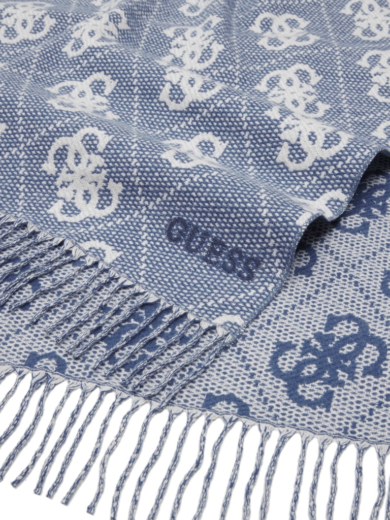 Bufanda Guess Boston Jacquard Azul AM9562POL03-BLU