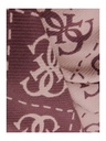 Bufanda Guess Vikky Logo 4G Burdeos AW5217VIS03-GRP