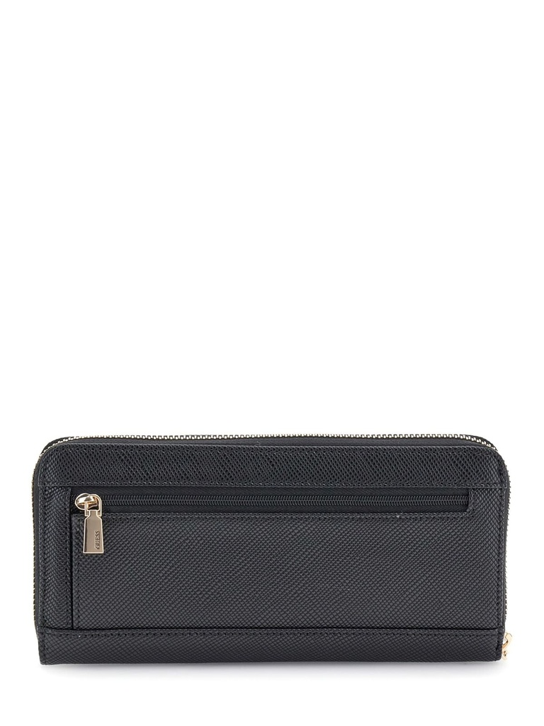 Cartera Guess Laurel SLF Large II Zip Around Negra SWZG7459146-BLACK