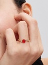 Anillo Pandora Rosa La Bella y la Bestia Disney Dorado 163984C01