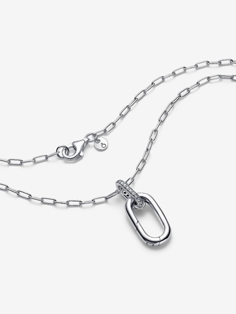 Collar Pandora Forzatina con Colgante Link Abierto en Plata 394086C01-50