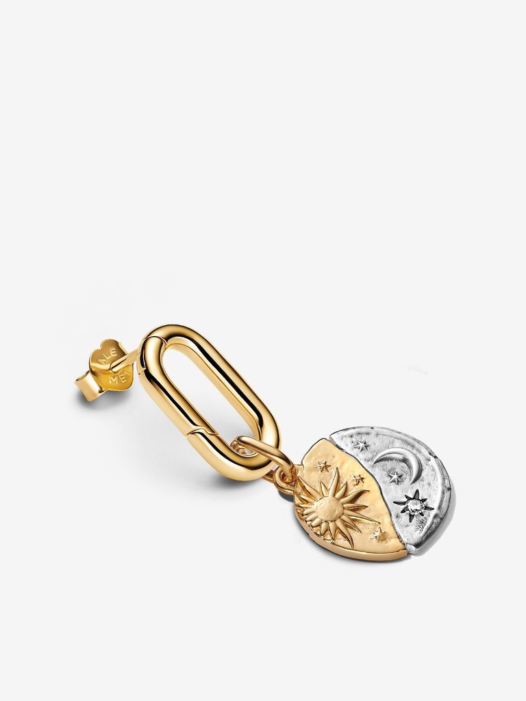 Charm Pandora Medallón Talismán Sol y Luna 
