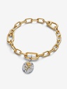 Charm Pandora Talismán Rosa y Abeja Plata y Metal Dorado 764087C00