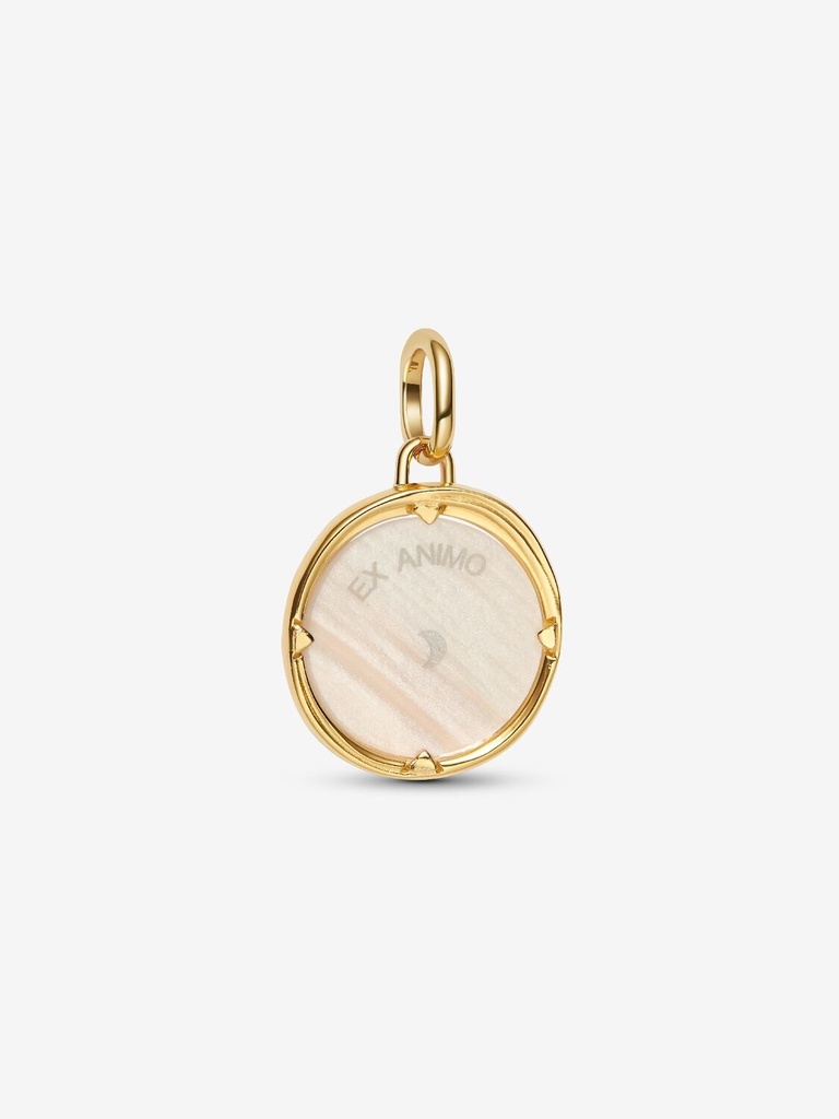 Charm Pandora Talismán Pegaso Nácar en Metal Dorado 764090C01