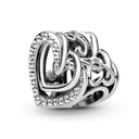 Charm Pandora Corazones Brillantes Entrelazados