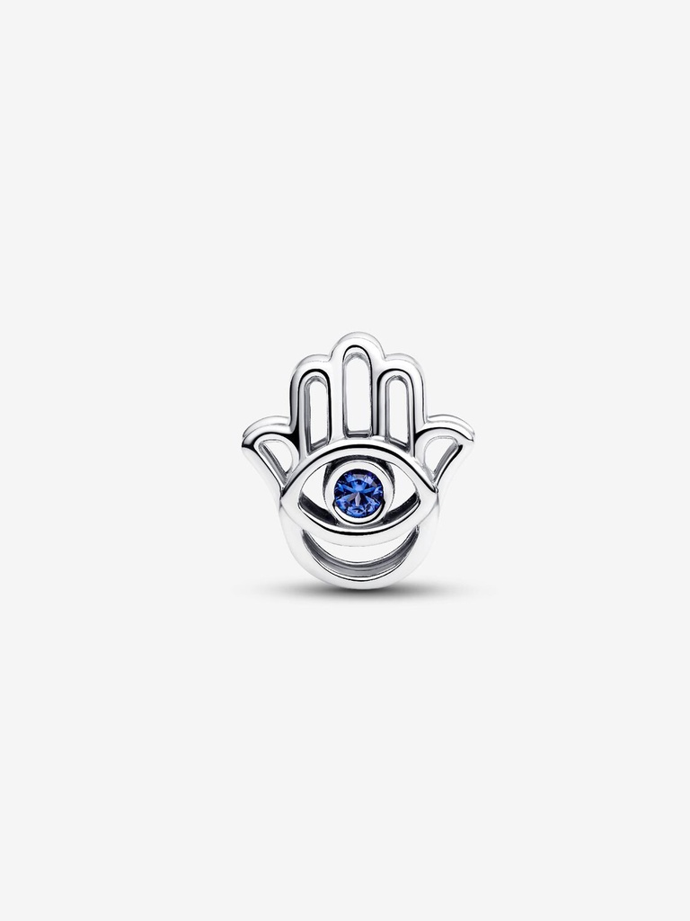Charm Pandora Mano de Fátima Azul Brillante 794062C01