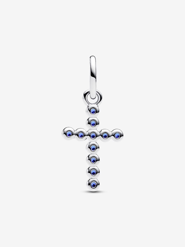 Charm Pandora Cruz Azul Brillante en Plata 794063C01