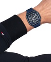 Reloj Tommy Hilfiger Hombre Caja Cuadrada Acero Azul 1792219