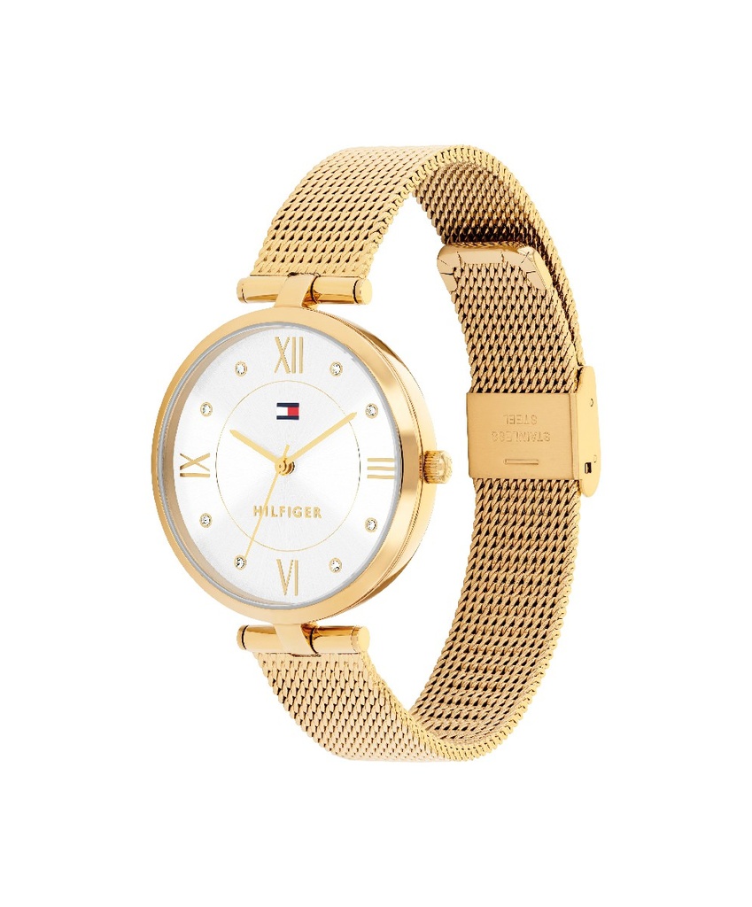 Reloj Tommy Hilfiger Mujer Acero Dorado Esterilla 1782805