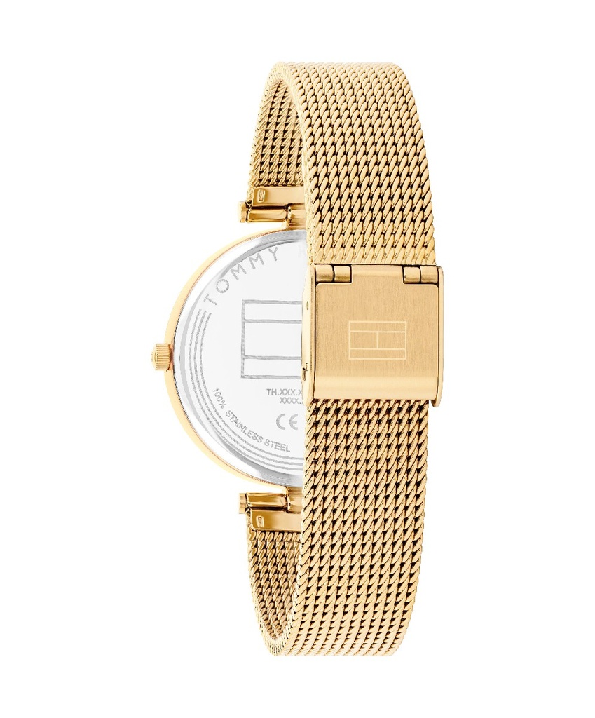 Reloj Tommy Hilfiger Mujer Acero Dorado Esterilla 1782805