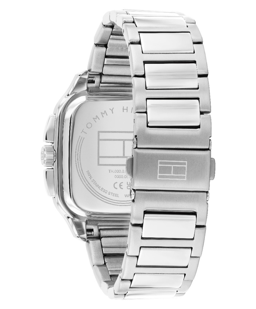 Reloj Tommy Hilfiger Hombre Herald Plateado y Azul Multifunción 1792222