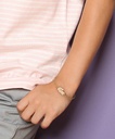 Pulsera Lacoste Cutie Croc Acero Dorado Kids 2040530