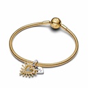 Charm Pandora Colgante Doble Corazón Radiante 764141C01