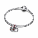 Charm Pandora Colgante Doble Corona Navideña 794238C01