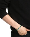 Pulsera Lacoste Rokel Piel Trenzada Verde  y Acero Inoxidable Hombre 2040449