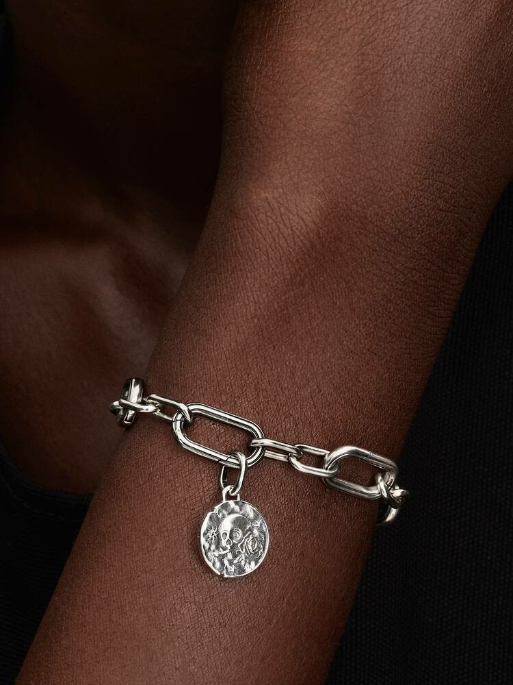 Charm Pandora Medallón Calavera 794089C01