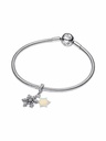 Charm Pandora Colgante Doble Copo Nieve Opalescente 794142C01