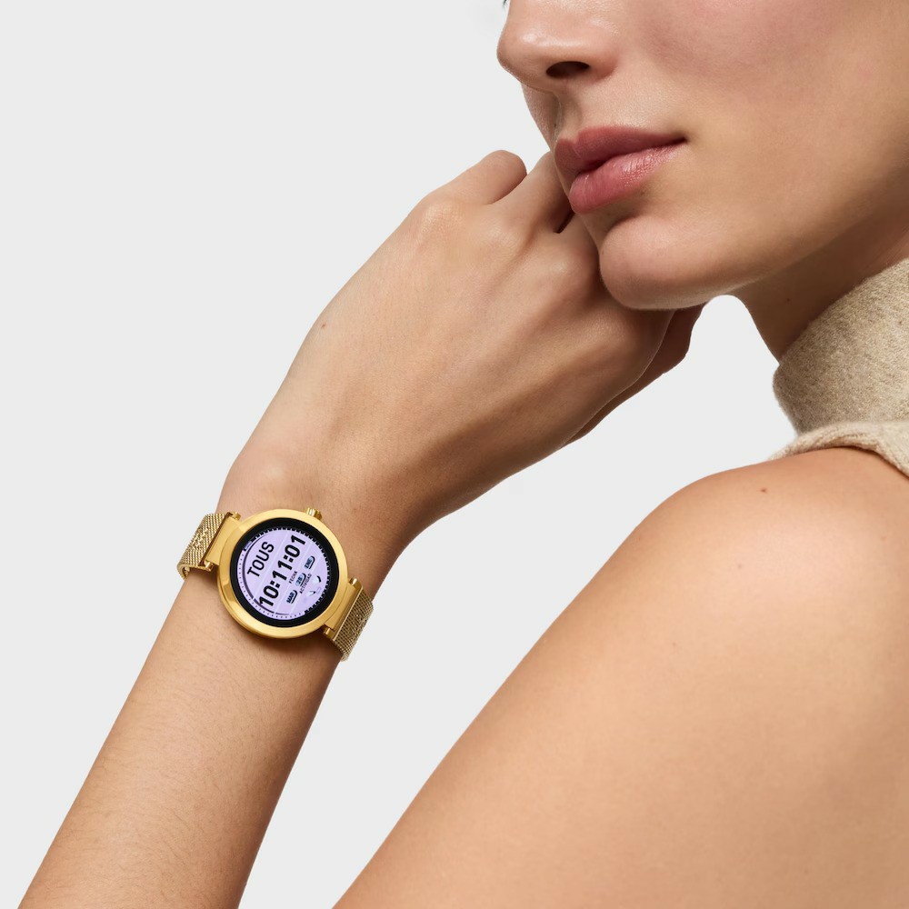 Reloj Tous Smartwatch Brazalete Acero Dorado S-Connect 3000147700