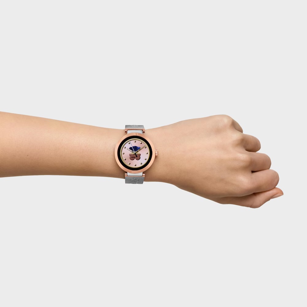Reloj Tous Smartwatch Brazalete Acero y Acero Rosado S-Connect 3000148000